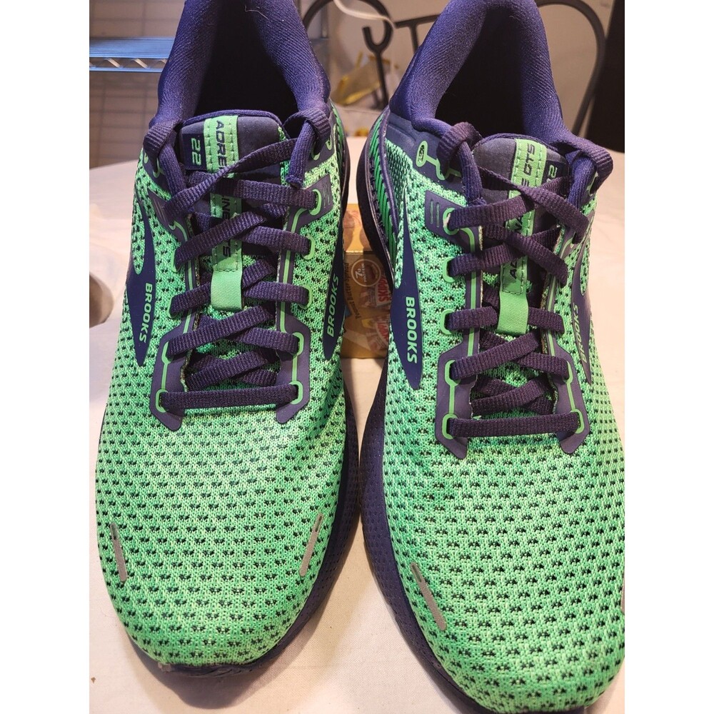 Brooks mens Sneakers, 10, Green And Blue, Very Good Cond